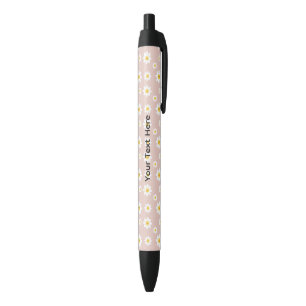 Daisy Ink Pens with Smiley Faces