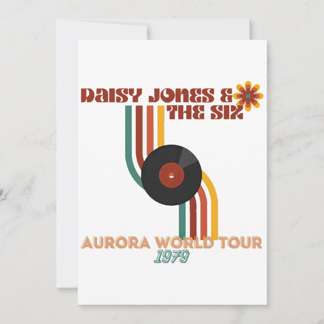 Daisy Jones The Six  Invitation (Front)