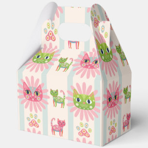 Daisy Kitty Face Purr-fect Birthday Party Favour Box