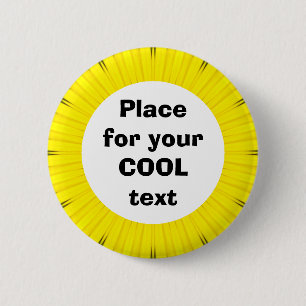 Daisy Mandala Template 01 6 Cm Round Badge