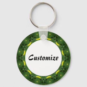 Daisy Mandala Template 37 Key Ring
