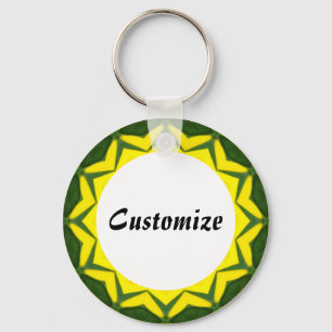 Daisy Mandala Template 39 Key Ring