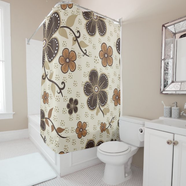 “Daisy May”  Shower Curtain (In Situ)