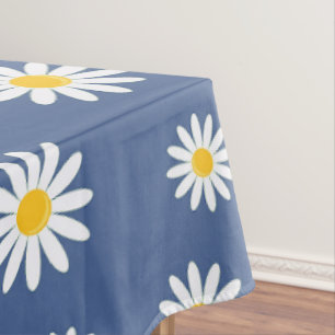 Daisy Meadows Blue Tablecloth