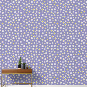 Daisy Meadows Purple Wallpaper
