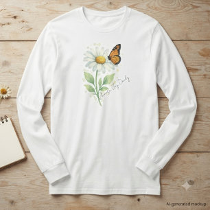 Daisy Monarch Butterfly Nature Lover Gift T-Shirt