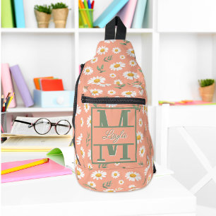 Daisy Monogram Backpack