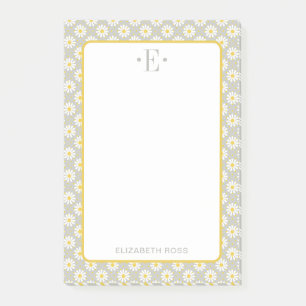 Daisy Monogram  Post-it Notes