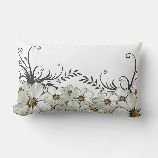 daisy morning lumbar cushion (Front)