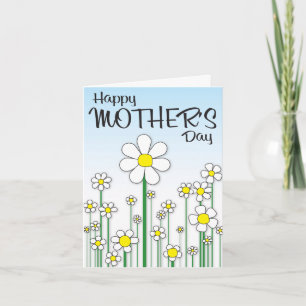 Daisy Mother's Day Card