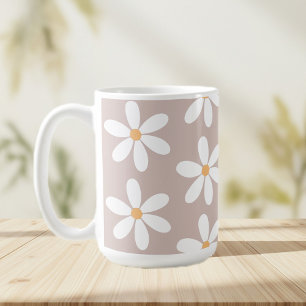 Daisy mug, Retro Flower Mug