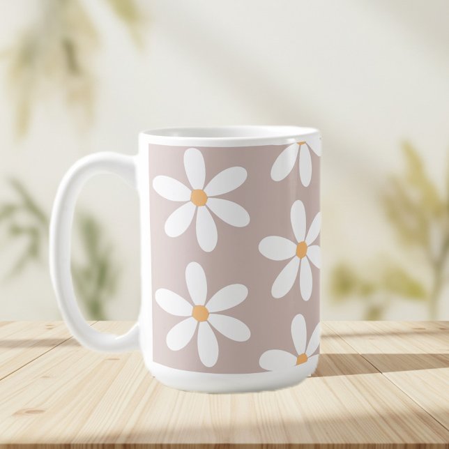 Daisy  mug, Retro Flower  Mug (Creator Uploaded)