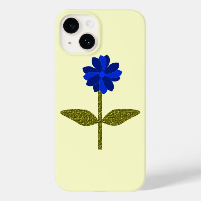 Daisy Ocean Blue Case-Mate iPhone Case (Back)