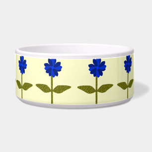 Daisy Ocean Blue Dog Bowl