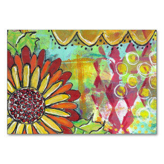 Daisy Original art Table Number