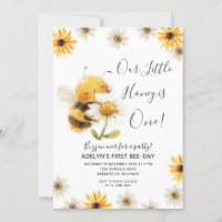 Daisy Our little Honey Bee 1st Birthday Sunflowers