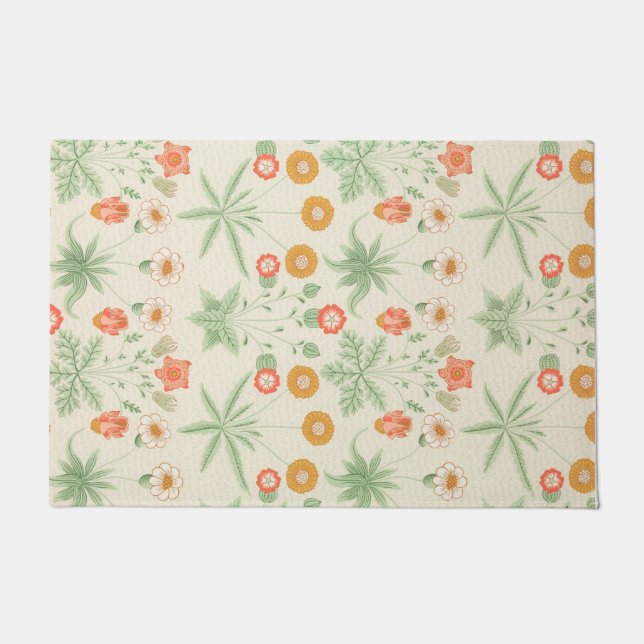 Daisy Pattern (by William Morris) Doormat (Front)