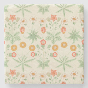 Daisy Pattern (by William Morris) Stone Coaster