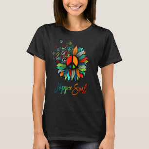 Daisy Peace Sign Hippie Soul_1 T-Shirt