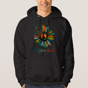 Daisy Peace Sign Hippie Soul Flower Lovers Gifts Hoodie