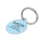 Daisy Pet Tag on Blue