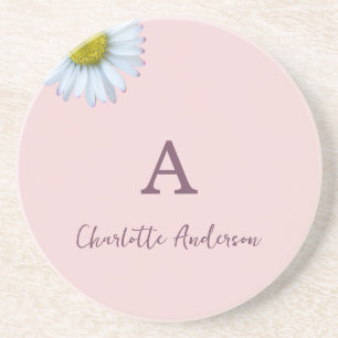 Daisy Pink Coaster