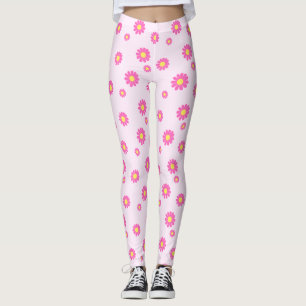 Daisy Pink  Leggings