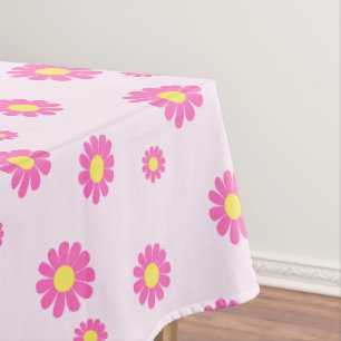 Daisy Pink  Tablecloth