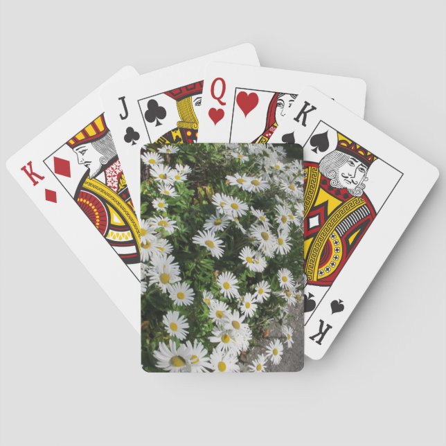 Daisy Playing Cards with Daisies (Back)