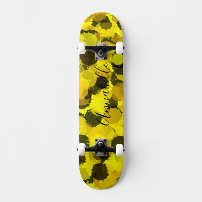 Daisy Pop Art Skateboard (Front)
