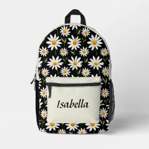 daisy printed backpack