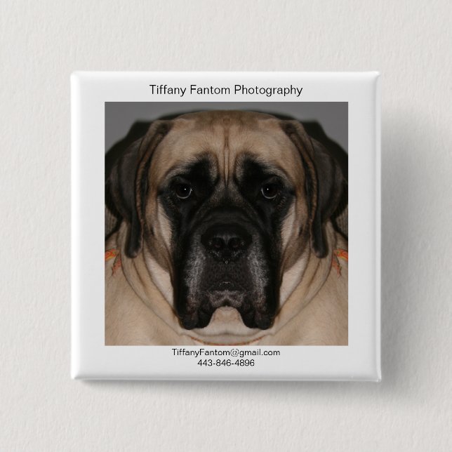 Daisy Promo 15 Cm Square Badge (Front)