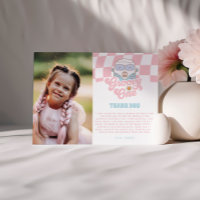 Daisy & Retro Van Pink Groovy One 1st Birthday