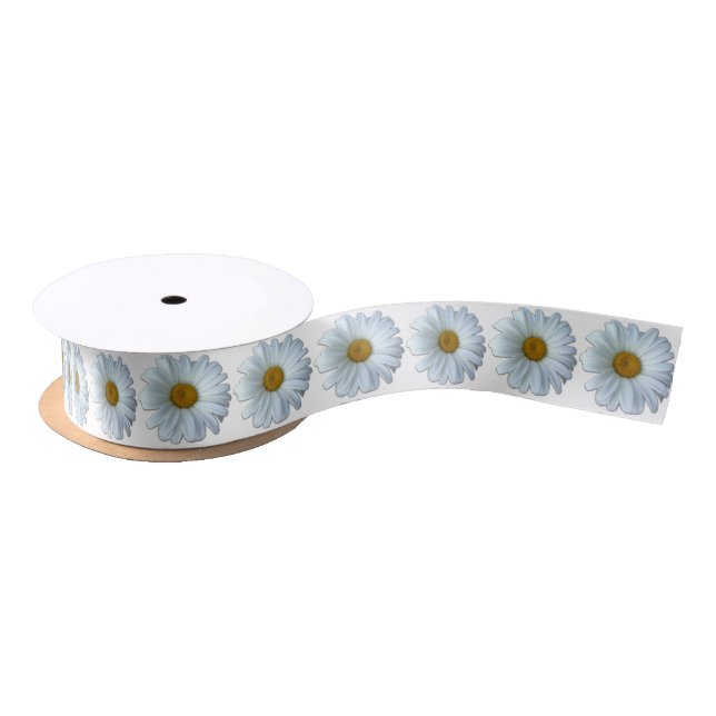 Daisy Ribbon Paper Customised Flower Ribbon Satin Ribbon (Spool)