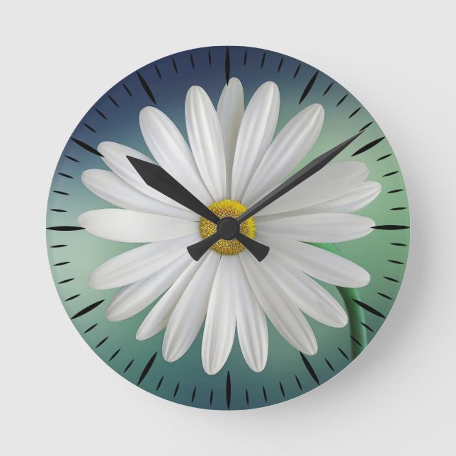Daisy Round Clock (Front)