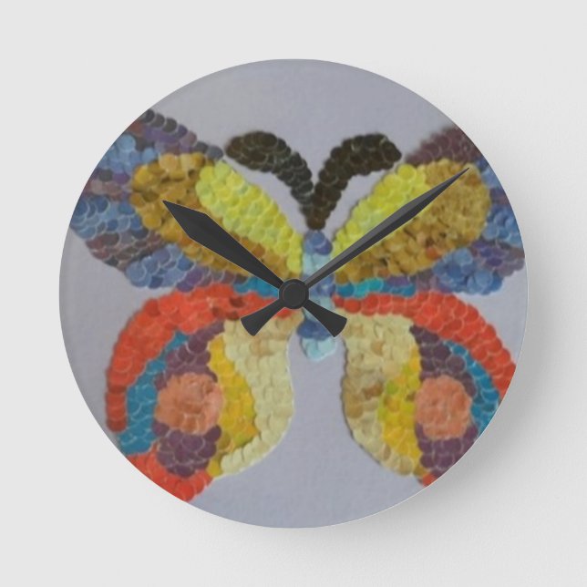 Daisy Round Clock (Front)