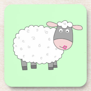 Daisy Sheep Coaster