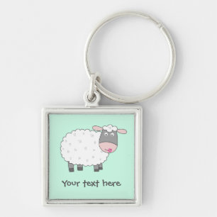 Daisy Sheep Key Ring
