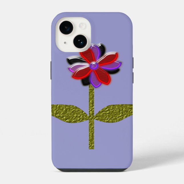 Daisy Shining Plastic iPhone Case (Back)