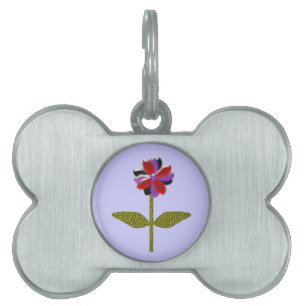 Daisy Shining Plastic Pet Tag