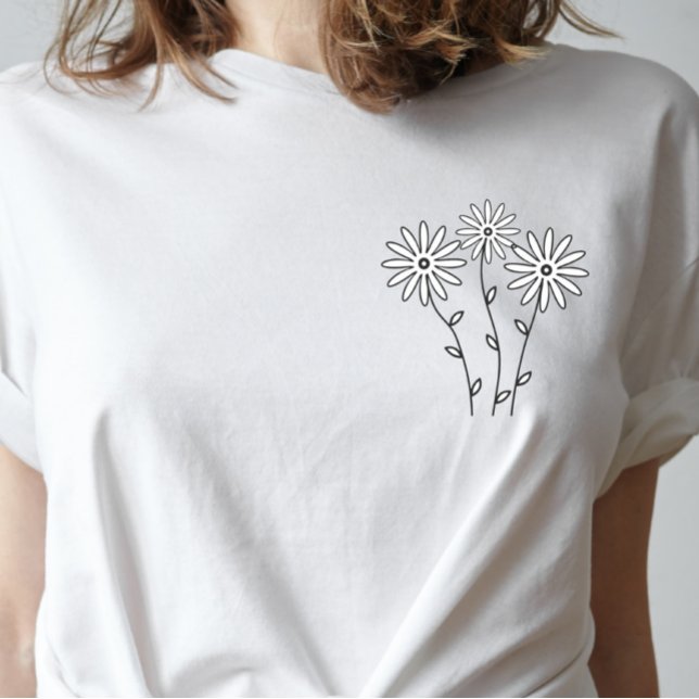 Daisy Shirt, Wildflower Shirt, Floral Shirt Gift (Creator Uploaded)
