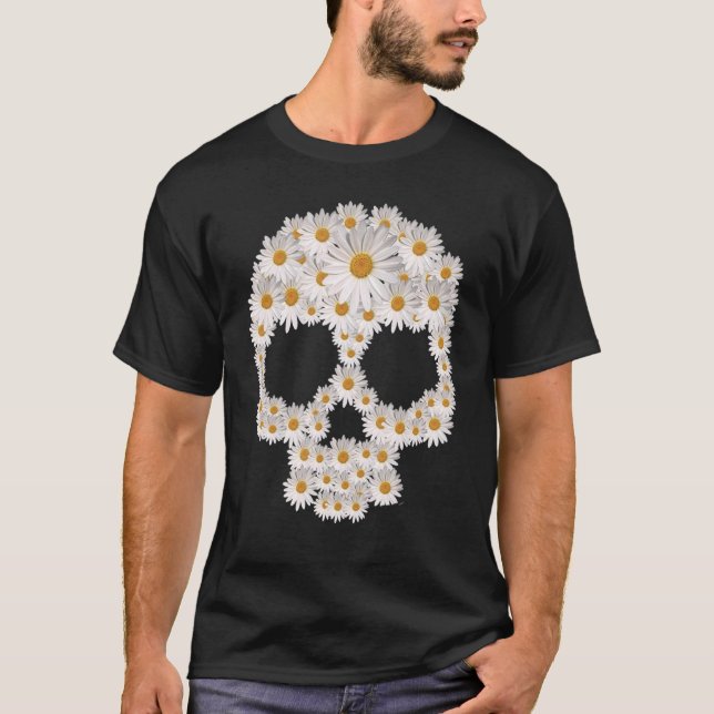 Daisy Skull Floral T-Shirt (Front)
