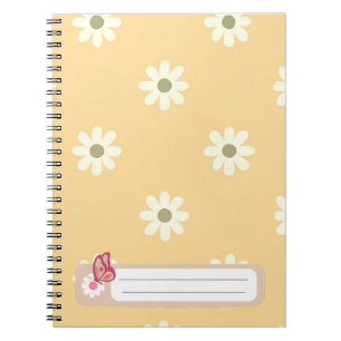 Daisy Smile Floral teen girl Notebook