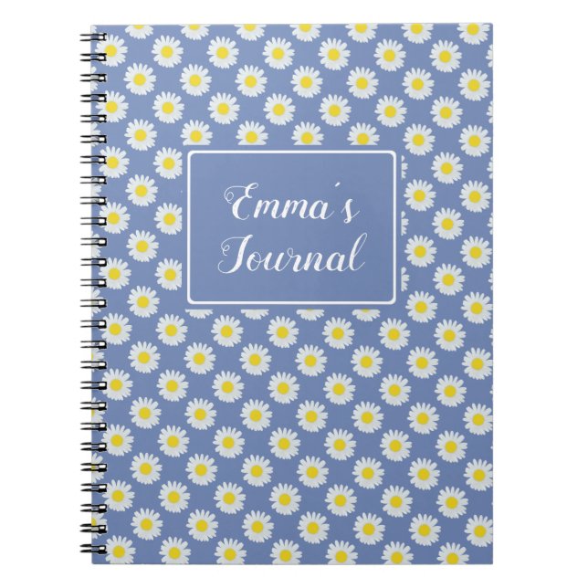 Daisy Spiral Notebook (Front)