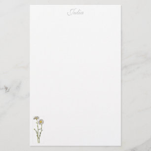 Daisy stationery - personalised