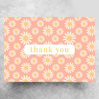 Daisy Thank You Card