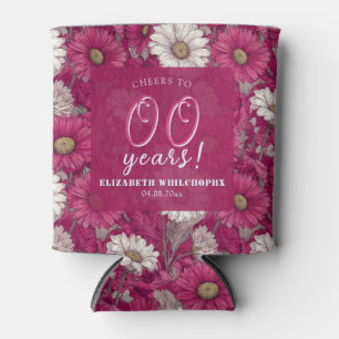 Daisy Theme 1St Birthday  For Teen Pink  Can Cooler
