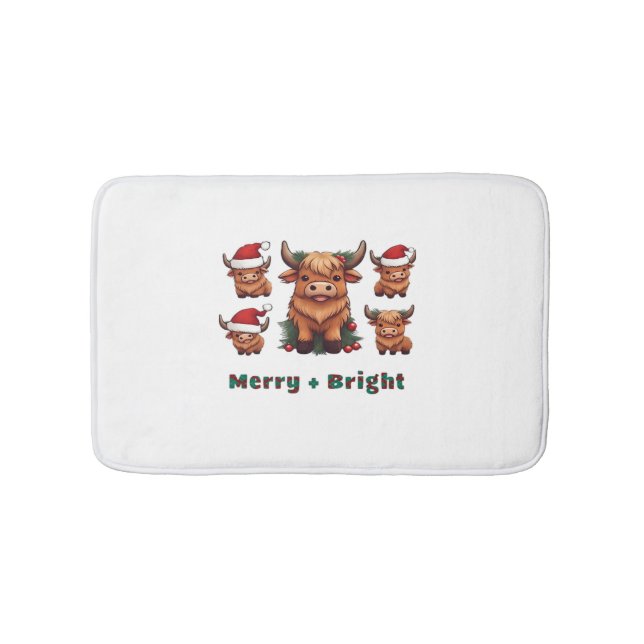 Daisy Vegan Classic T-Shirt Bath Mat (Front)