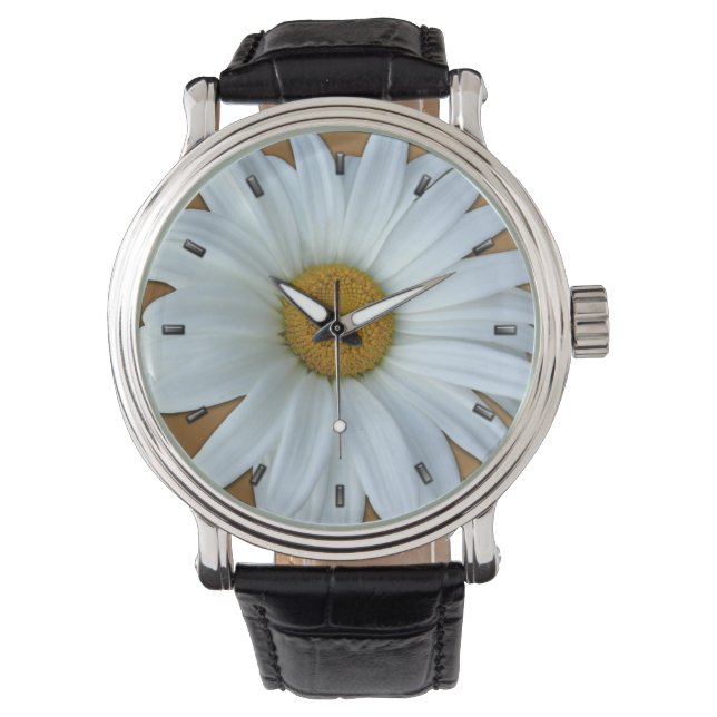 Daisy Watch Classic Wildflower Daisy Wrist Watch (Front)