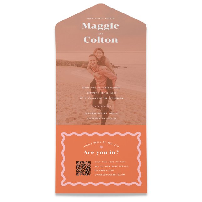 Daisy Wedding All In One Invitation (Creator Uploaded)